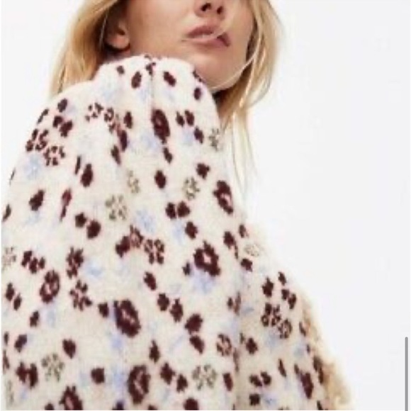 ZARA KNIT JACQUARD JACKET - Picture 6 of 7